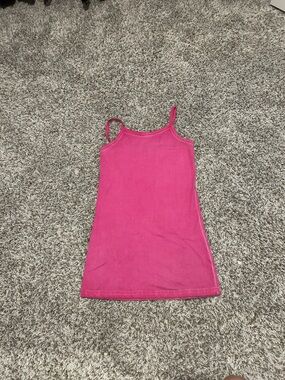 Fuchsia Spaghetti-Strap Tank